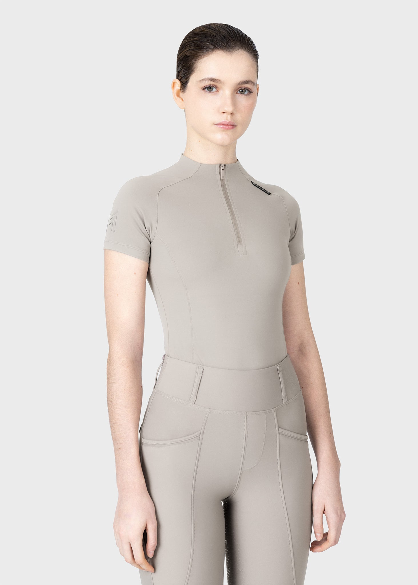 MAXIMILIAN EQUESTRIAN Origin Kurzarm Base Layer soft taupe