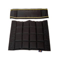 Chair and backrest black/gold