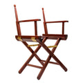 Low wooden chair frame