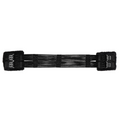 stübben cord girth with padded stainless steel buckles black