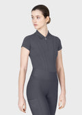 MAXIMILIAN EQUESTRIAN Arc Kurzarm Polo Shirt graphite