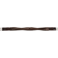 Stübben Leather Long Girth Overlay with Elastic on Both Sides Ebony