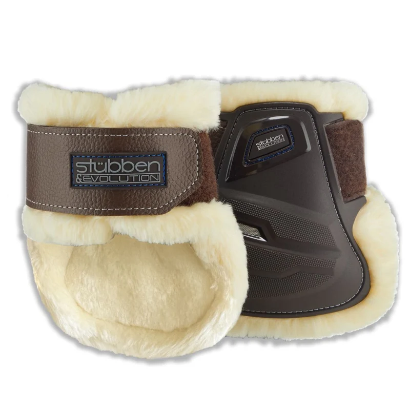 Stubben Hybrid Fetlock Boots Fleece Brown