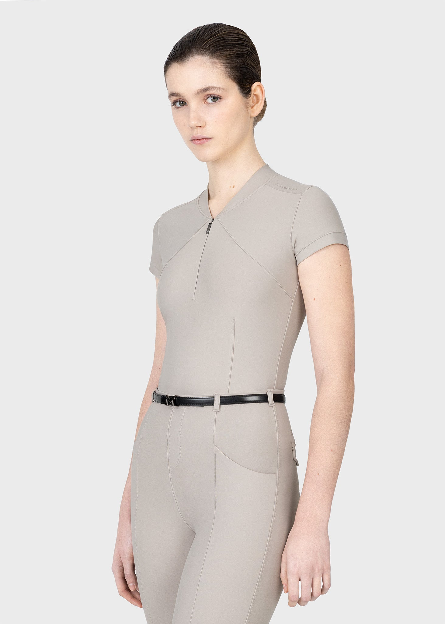 MAXIMILIAN EQUESTRIAN Halo Kurzarm Base Layer soft taupe