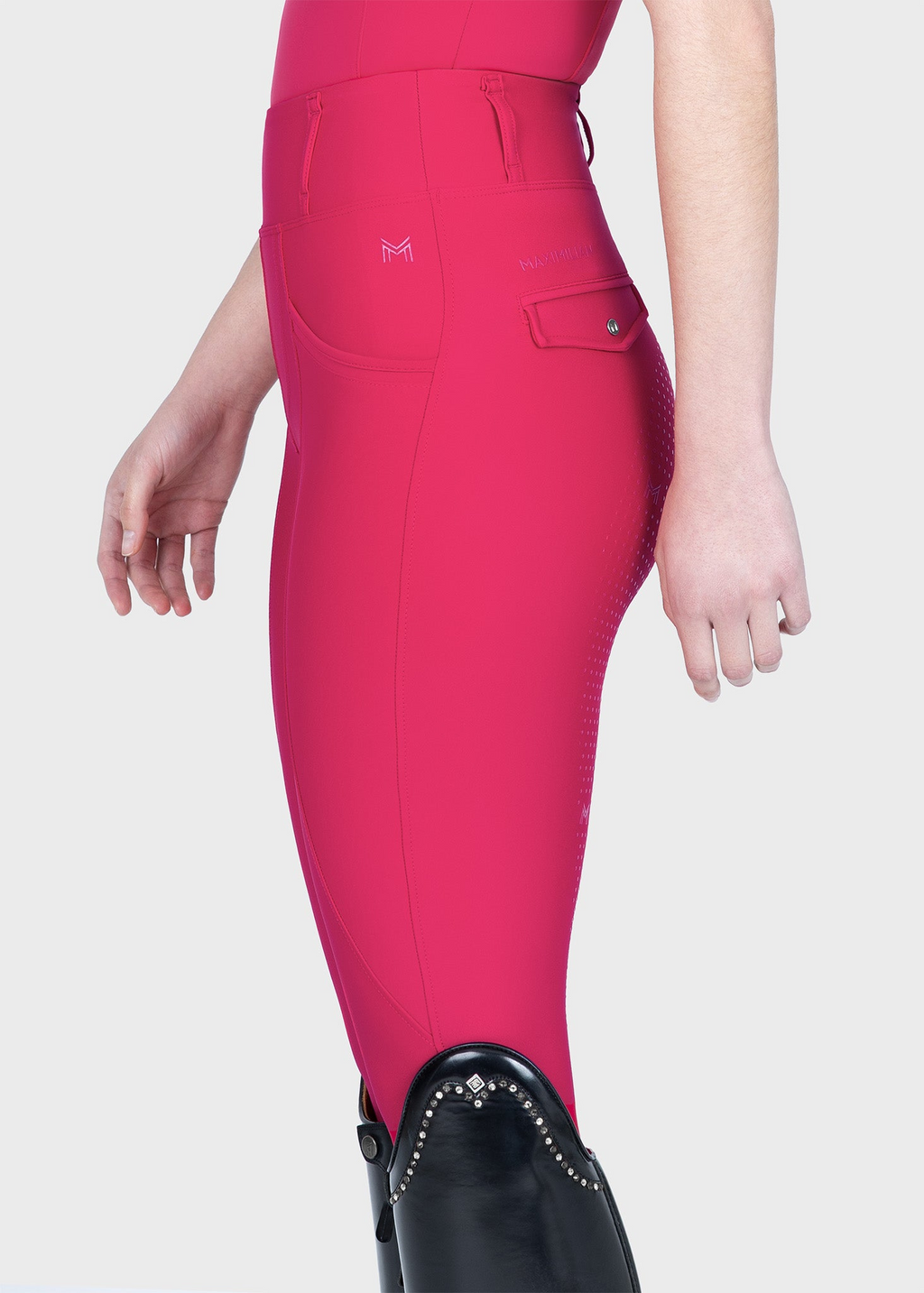 MAXIMILIAN EQUESTRIAN Pro Riding Leggings cranberry