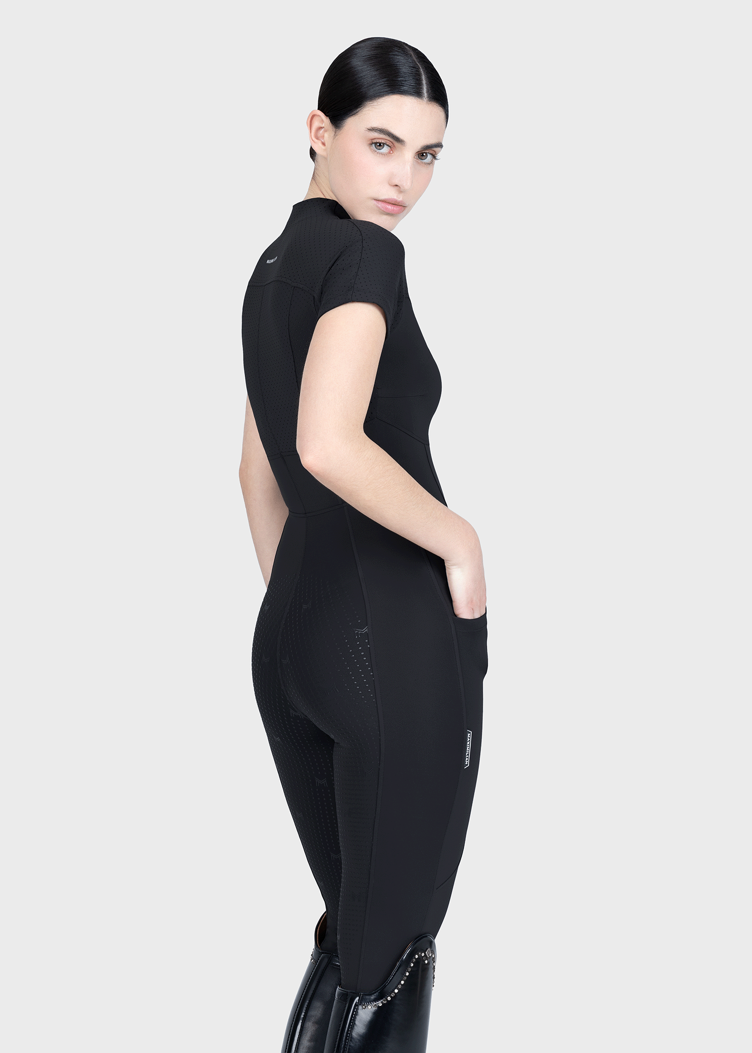 Maximilian Equestrian Air-Tech Riding Jumpsuit schwarz