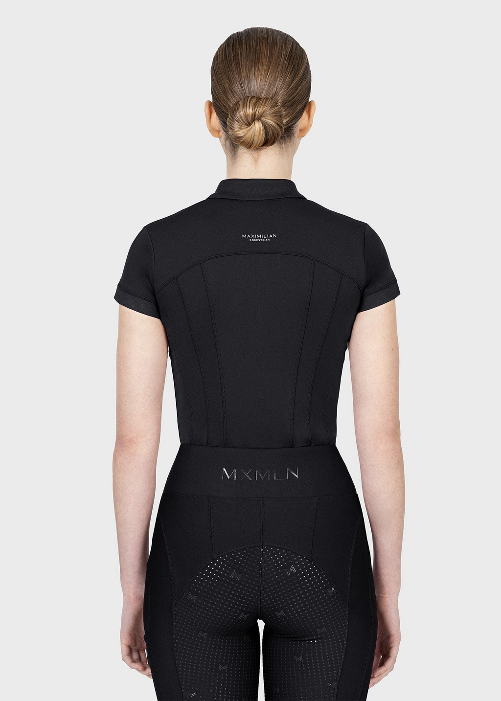 MAXIMILIAN EQUESTRIAN Arc Kurzarm Polo Shirt schwarz