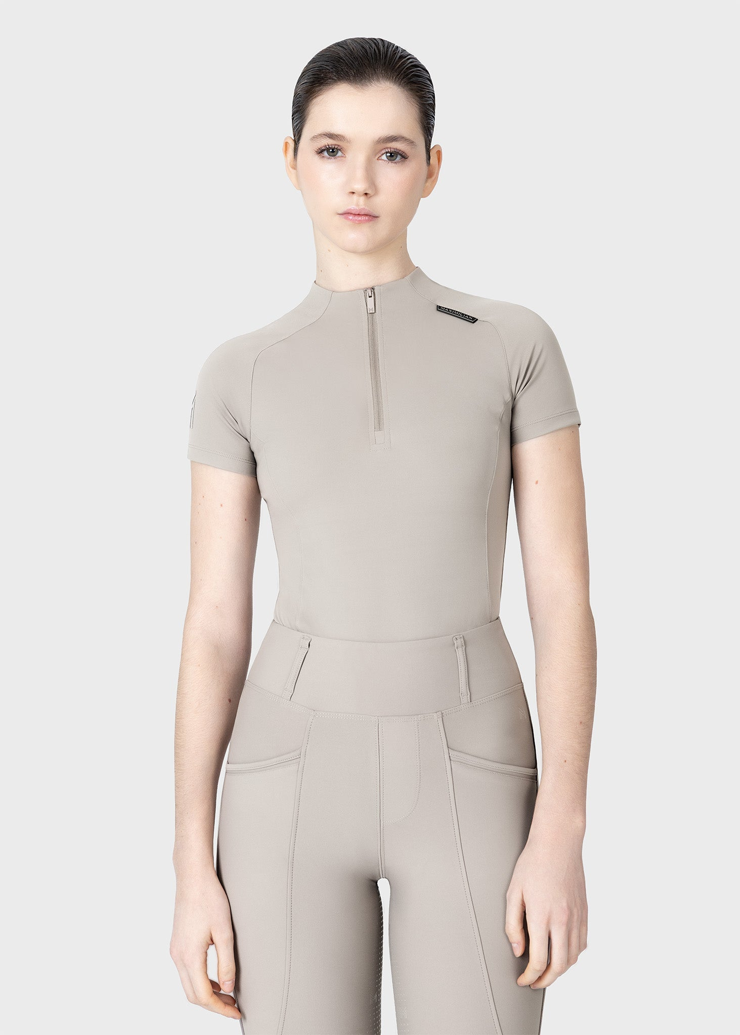 MAXIMILIAN EQUESTRIAN Origin Kurzarm Base Layer soft taupe