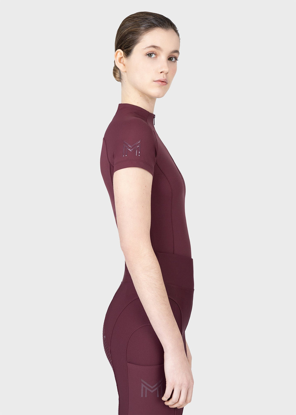 MAXIMILIAN EQUESTRIAN Origin Kurzarm Base Layer rosewood