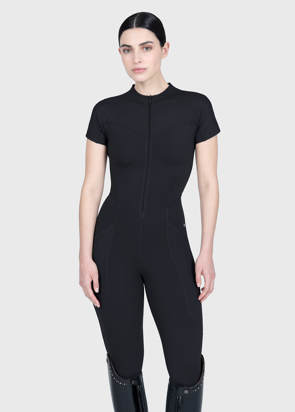 Maximilian Equestrian Air-Tech Riding Jumpsuit schwarz