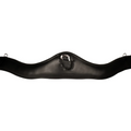 stübben Leather Girth Contour with Elastic on Both Sides, black