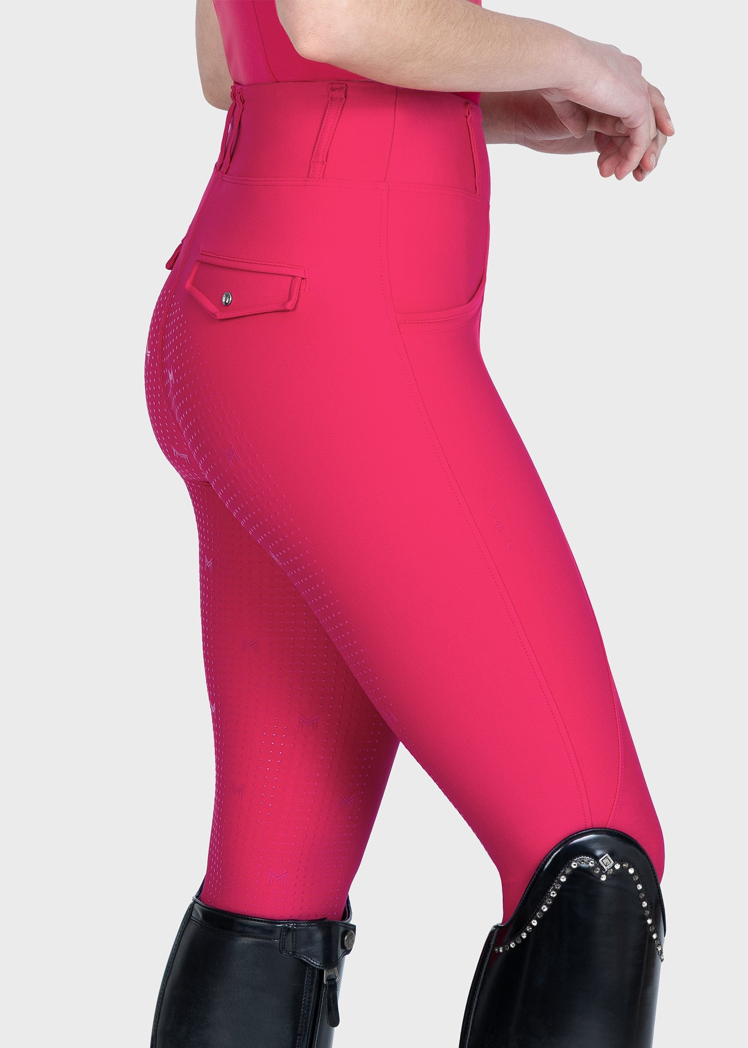 MAXIMILIAN EQUESTRIAN Pro Riding Leggings cranberry