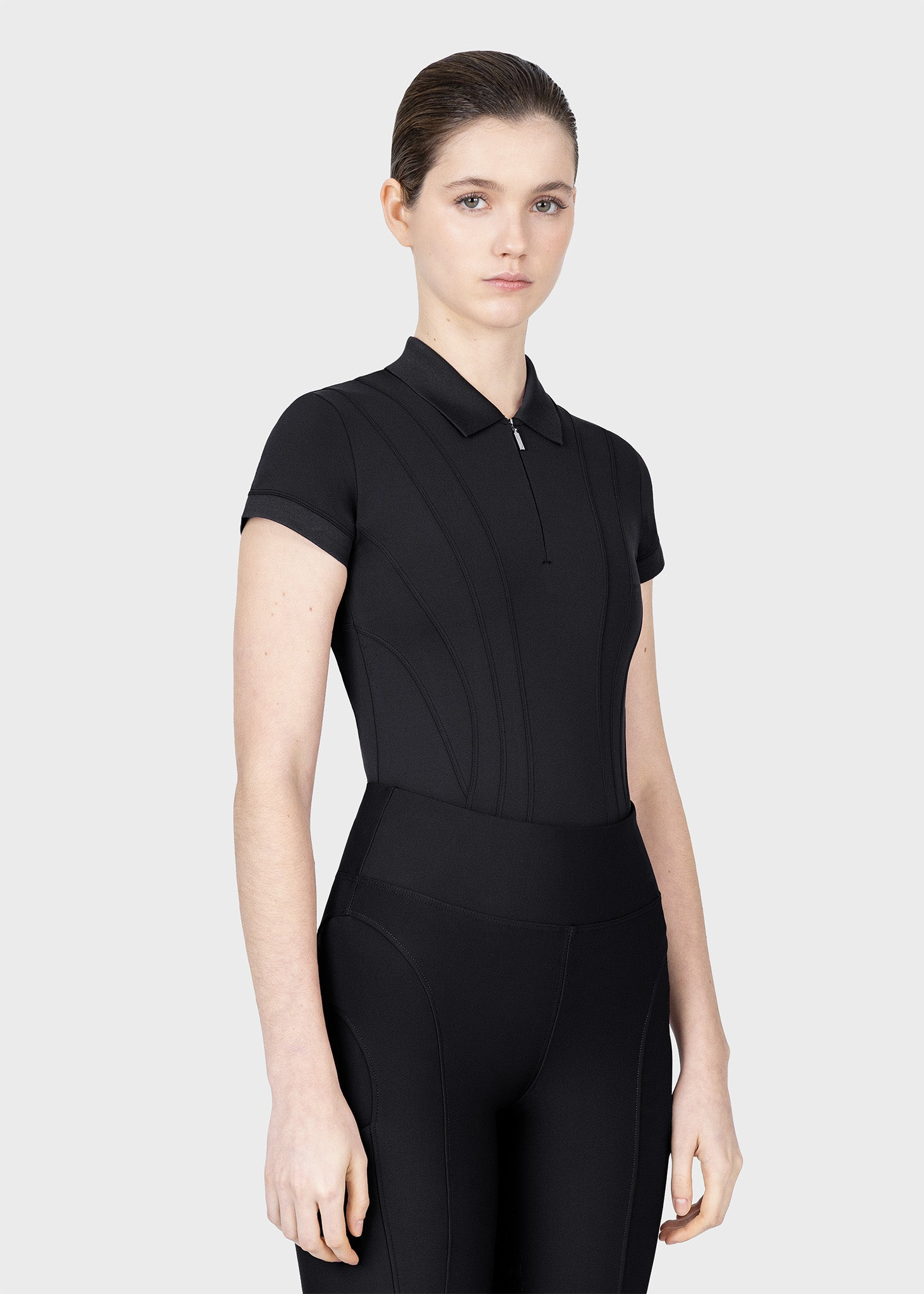 MAXIMILIAN EQUESTRIAN Arc Kurzarm Polo Shirt schwarz