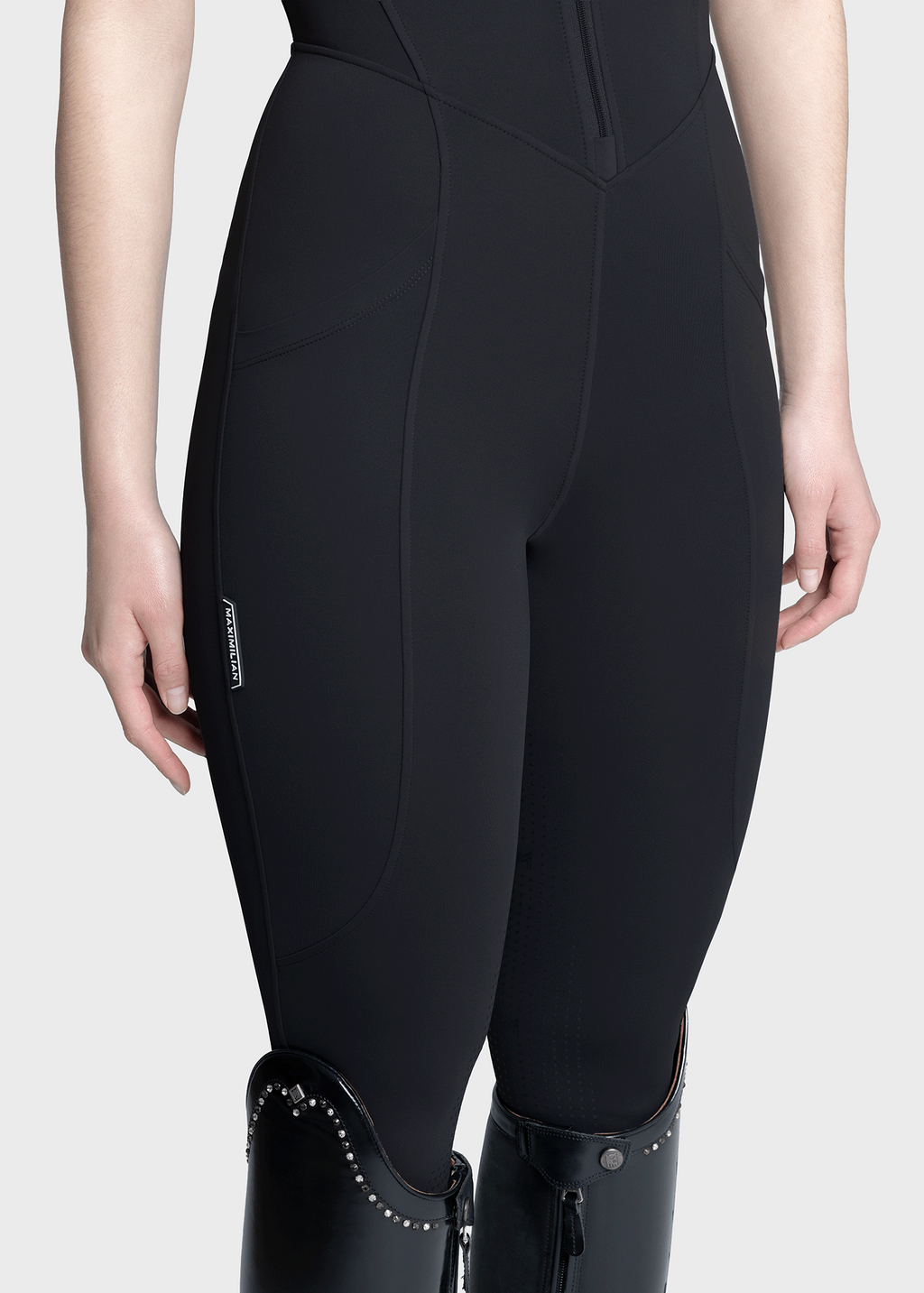 Maximilian Equestrian Air-Tech Riding Jumpsuit schwarz