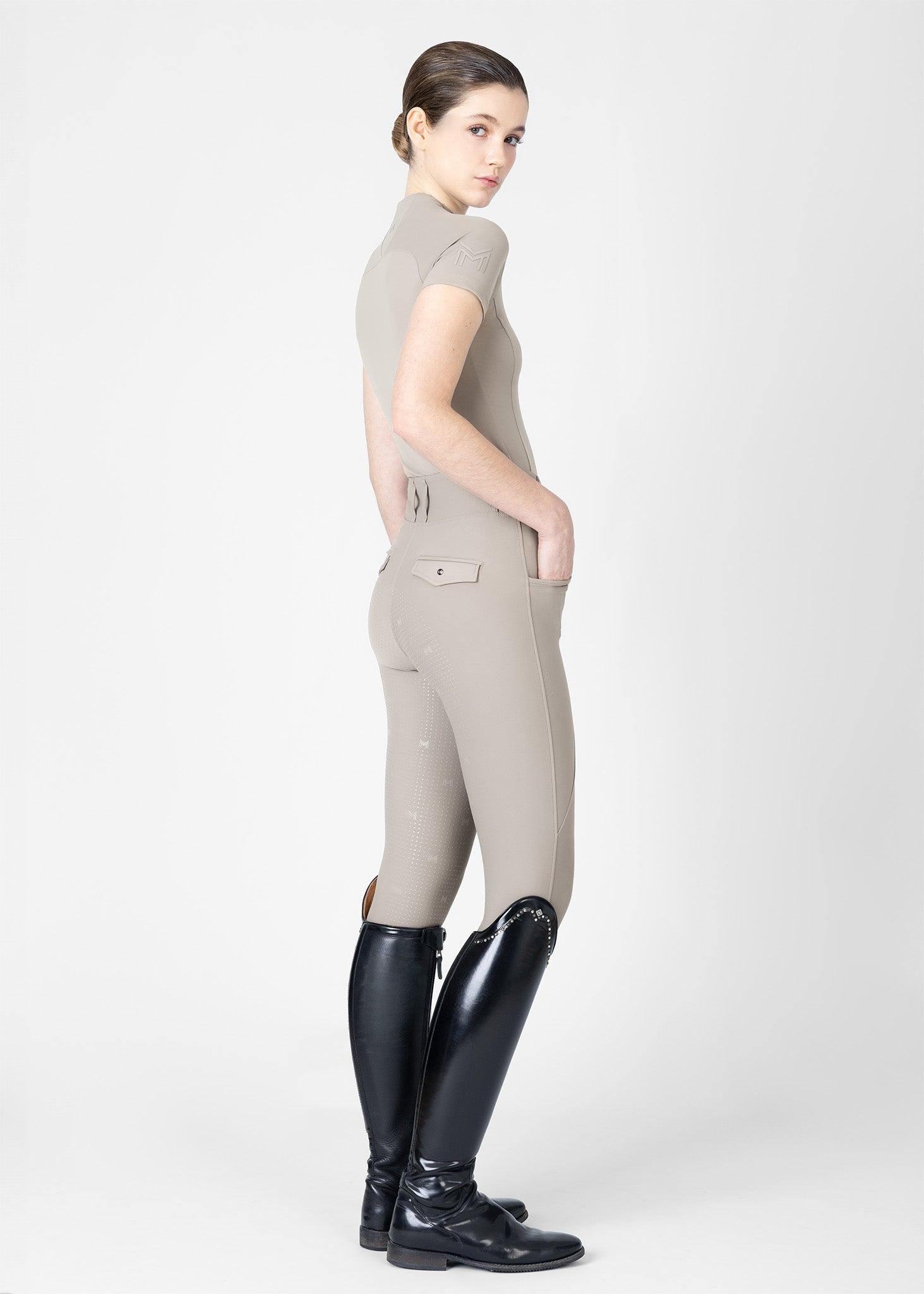 MAXIMILIAN EQUESTRIAN Origin Kurzarm Base Layer soft taupe