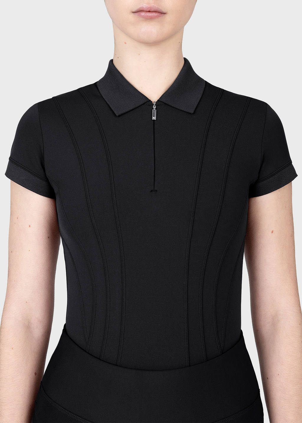 MAXIMILIAN EQUESTRIAN Arc Kurzarm Polo Shirt schwarz