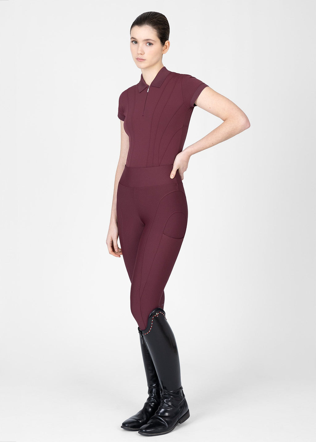 MAXIMILIAN EQUESTRIAN Origin Long-Sleeved Base Layer grenadine