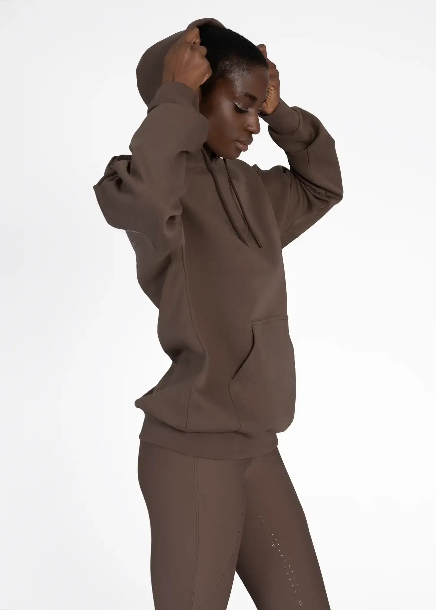 MAXIMILIAN EQUESTRIAN Women Icon Oversized Hoodie mocha