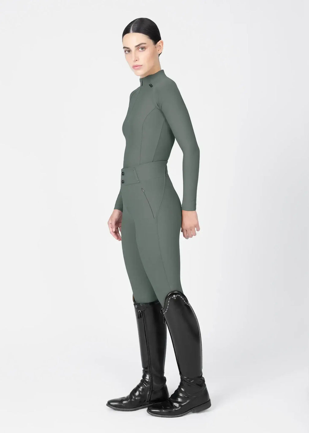 MAXIMILIAN EQUESTRIAN Origin Langarm Base Layer ivy