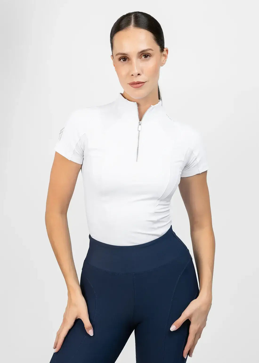 MAXIMILIAN EQUESTRIAN Frame Kurzarm Base Layer white