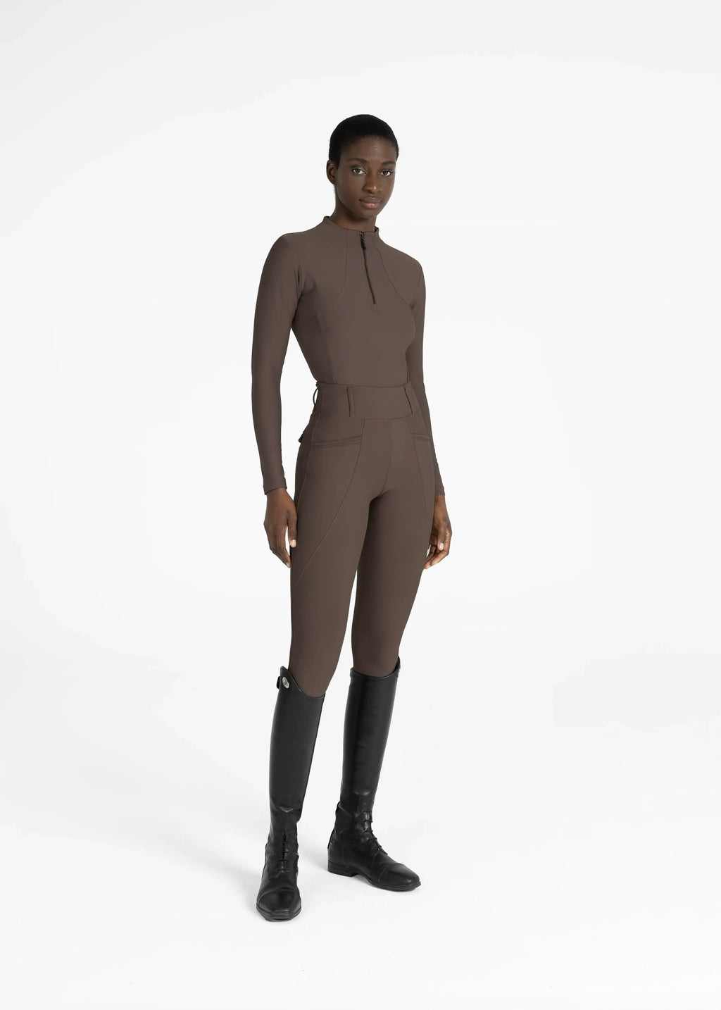 MAXIMILIAN EQUESTRIAN Pro Riding Leggings mocha