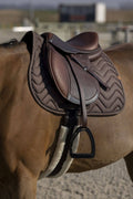 EQUITHÈME "Tweedytan" Saddle Pad brown GP