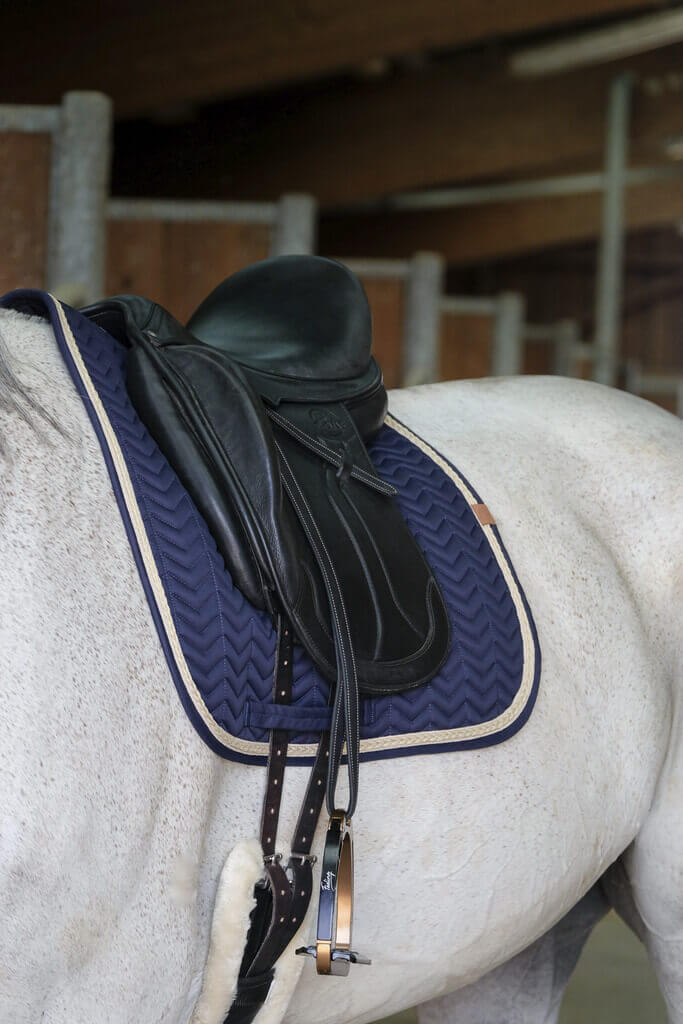 EQUITHÈME „SOFTY" SCHABRACKE marineblau