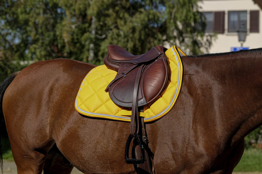 EQUITHÈME „CLASSIC" SCHABRACKE gelb VS