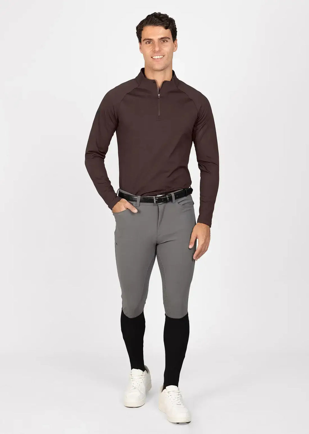 MAXIMILIAN EQUESTRIAN Code Base Layer Chocolate