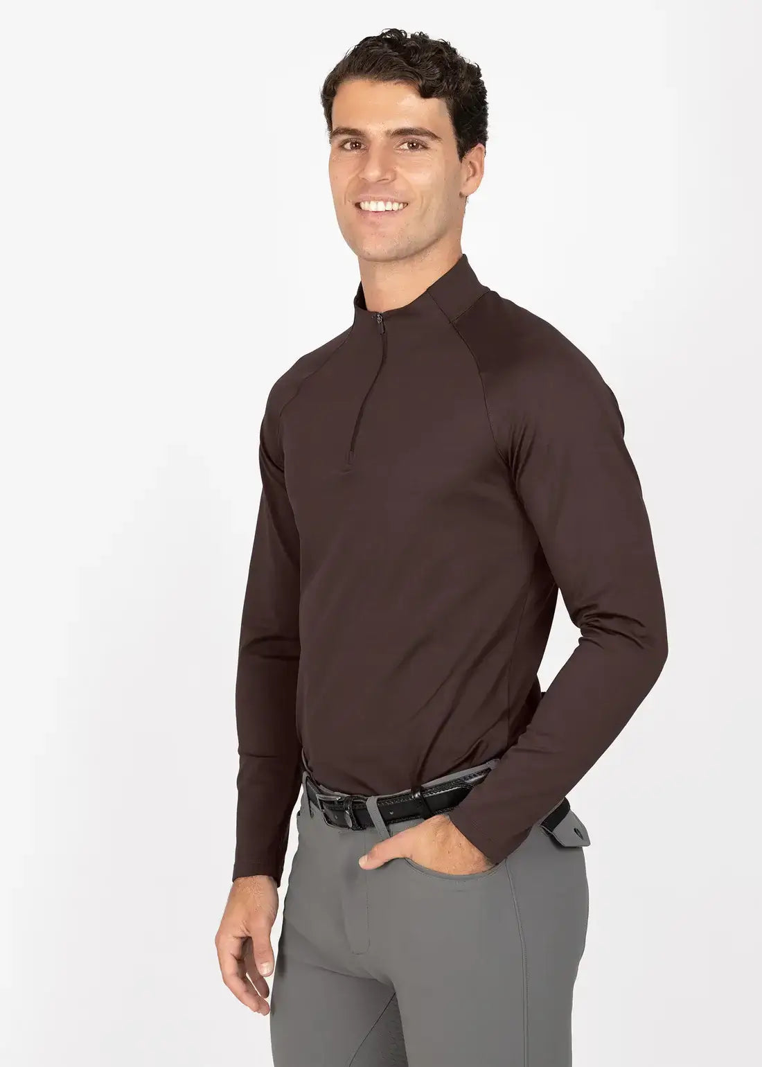 MAXIMILIAN EQUESTRIAN Code Base Layer Chocolate