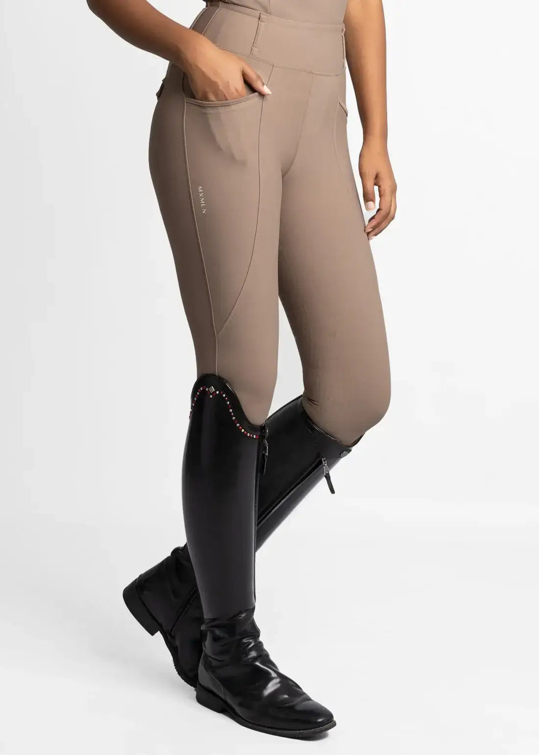 MAXIMILIAN EQUESTRIAN Pro Riding Leggings nougat