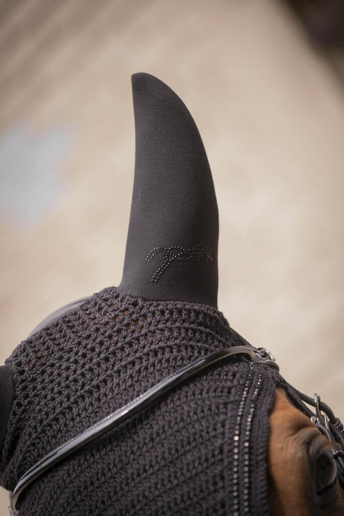 Penelope Fliegenhaube Soundless Strass schwarz