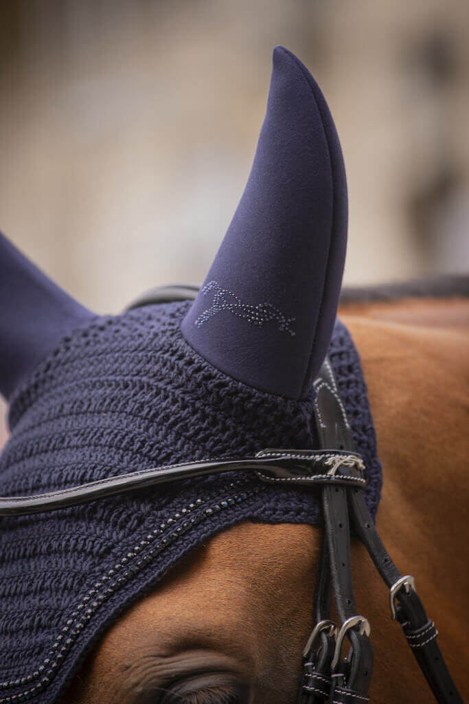 Penelope Fliegenhaube Soundless Strass navy