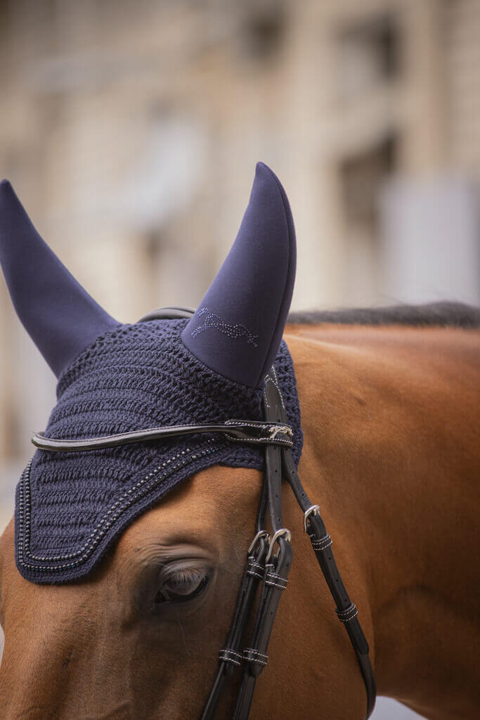 Penelope Fliegenhaube Soundless Strass navy