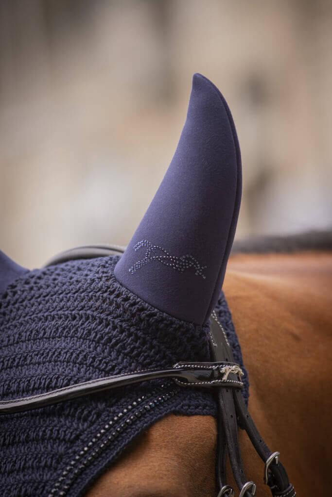 Penelope Fliegenhaube Soundless Strass navy