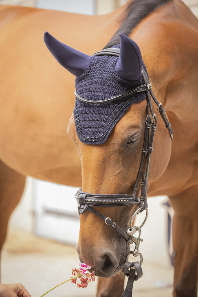 Penelope Fliegenhaube Soundless Strass navy