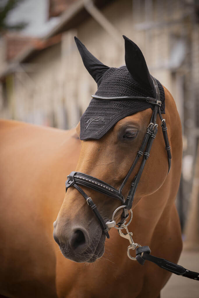 Penelope Fliegenhaube Cotton schwarz