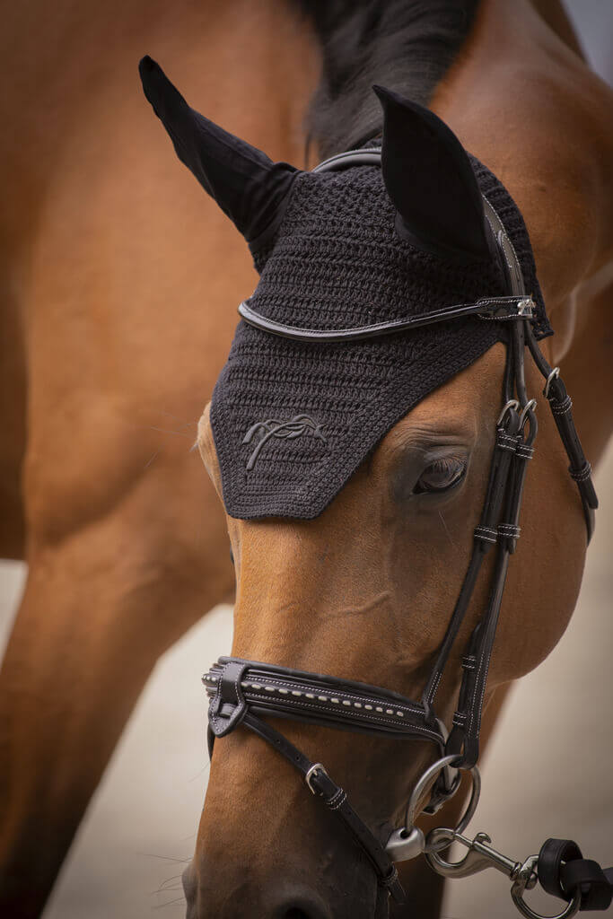 Penelope Fliegenhaube Cotton schwarz