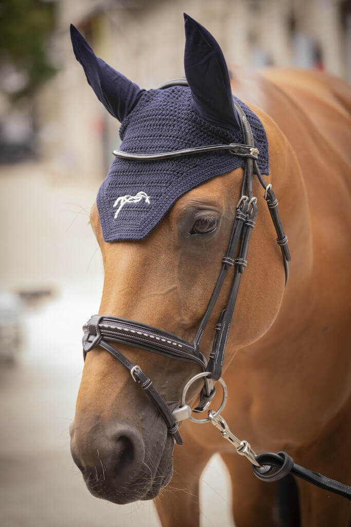 Penelope Fliegenhaube Cotton navy