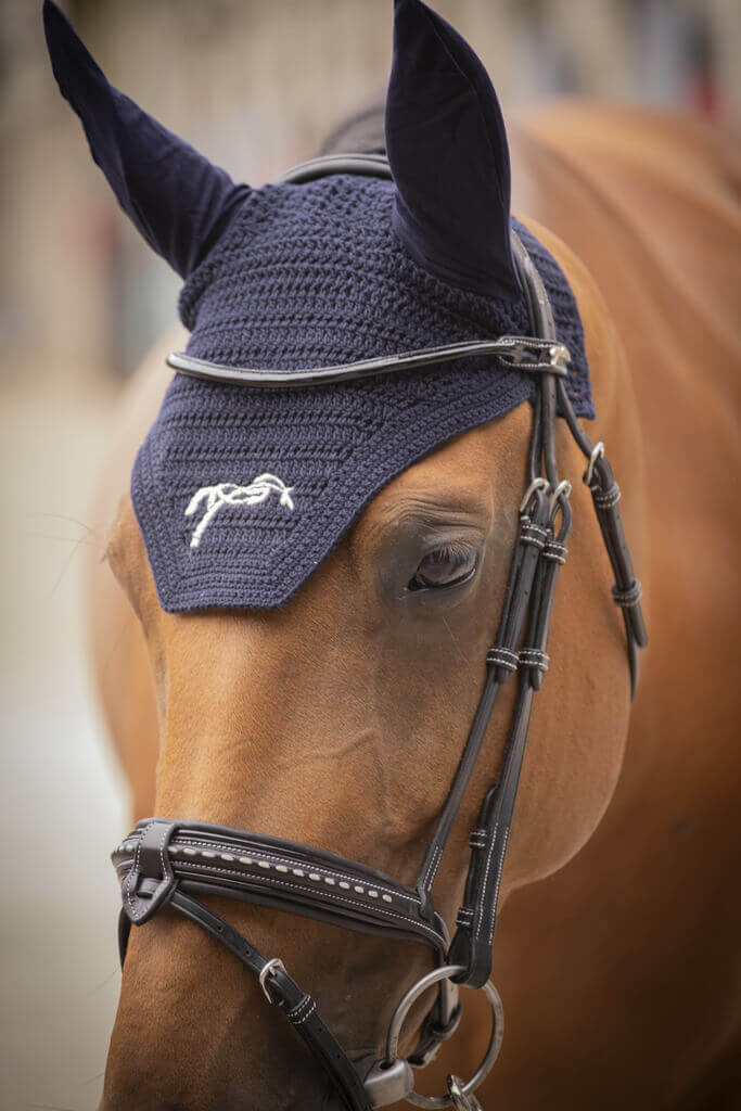 Penelope Fliegenhaube Cotton navy