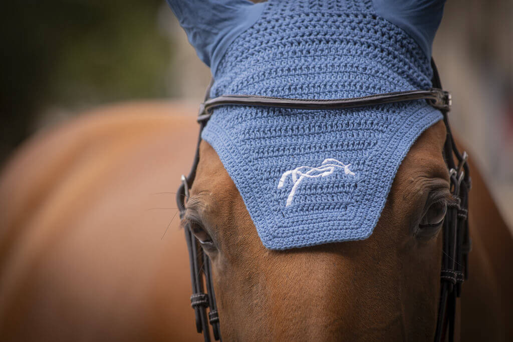 Penelope Fliegenhaube Cotton lagunenblau