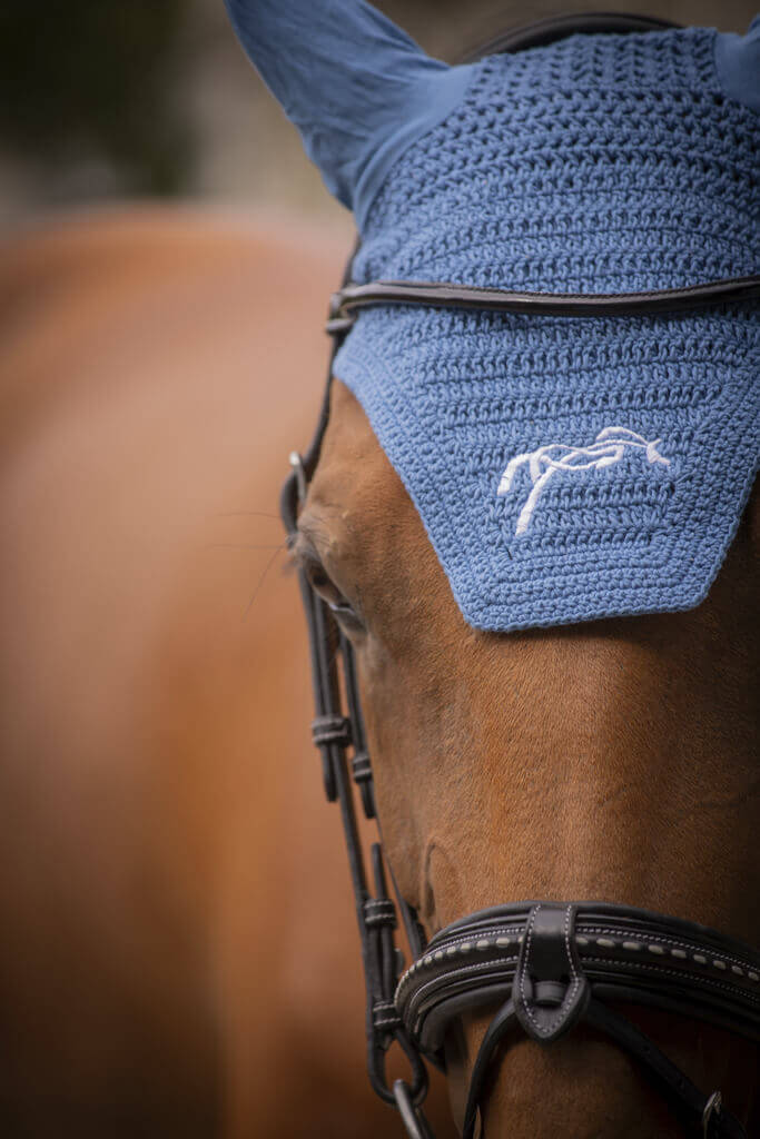 Penelope Fliegenhaube Cotton lagunenblau