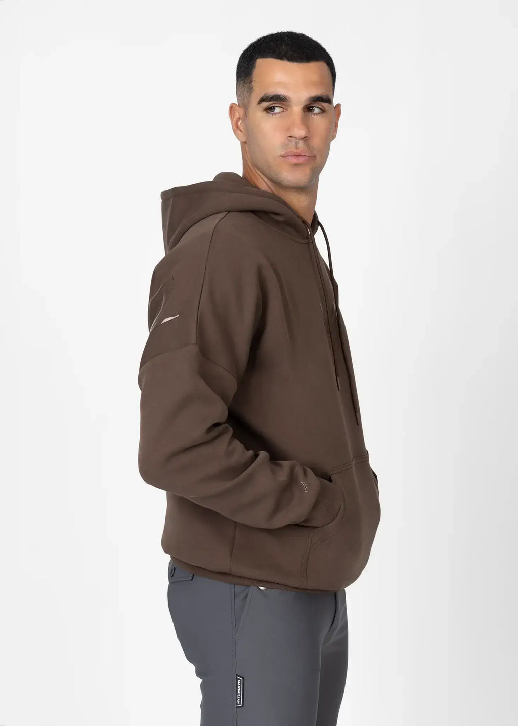 MAXIMILIAN EQUESTRIAN Men Icon Oversized Hoodie mocha