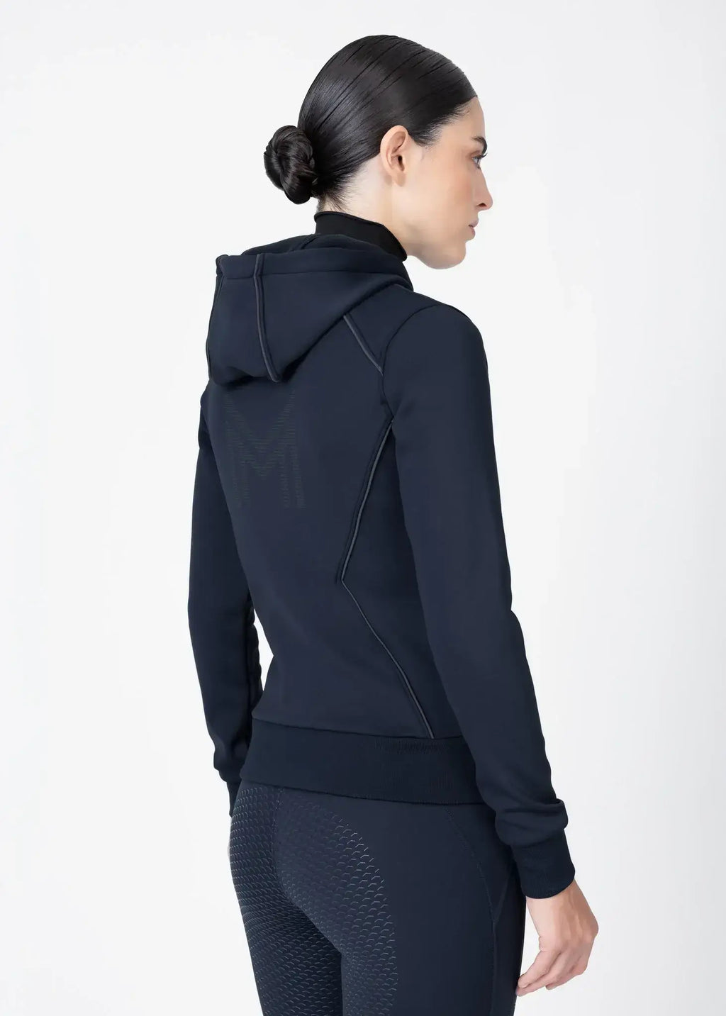 MAXIMILIAN EQUESTRIAN Arctic Zip Hoodie atlantic