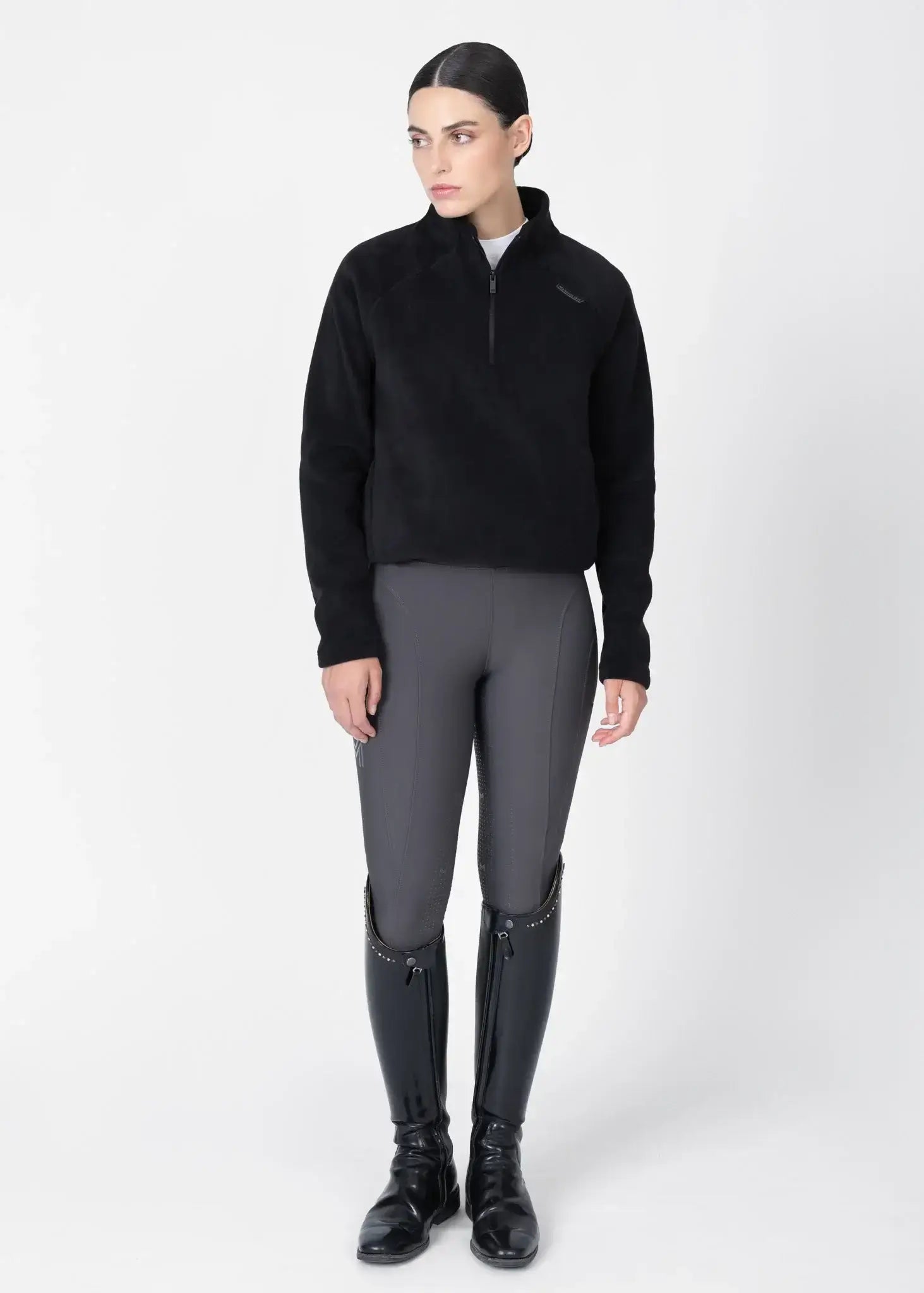 MAXIMILIAN EQUESTRIAN Versa Fleece Halfzip schwarz