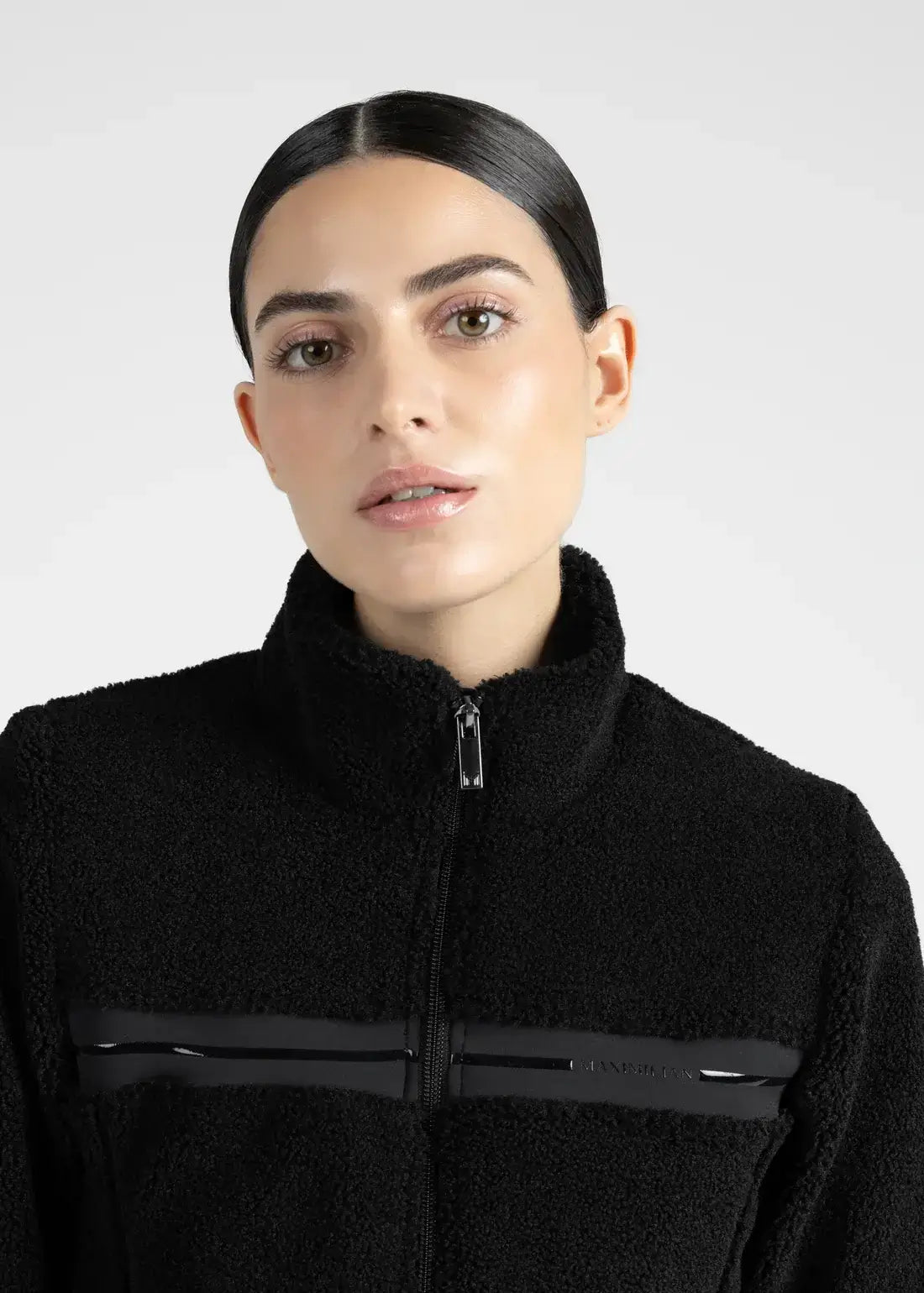 MAXIMILIAN EQUESTRIAN Ciara Teddy Jacke Black