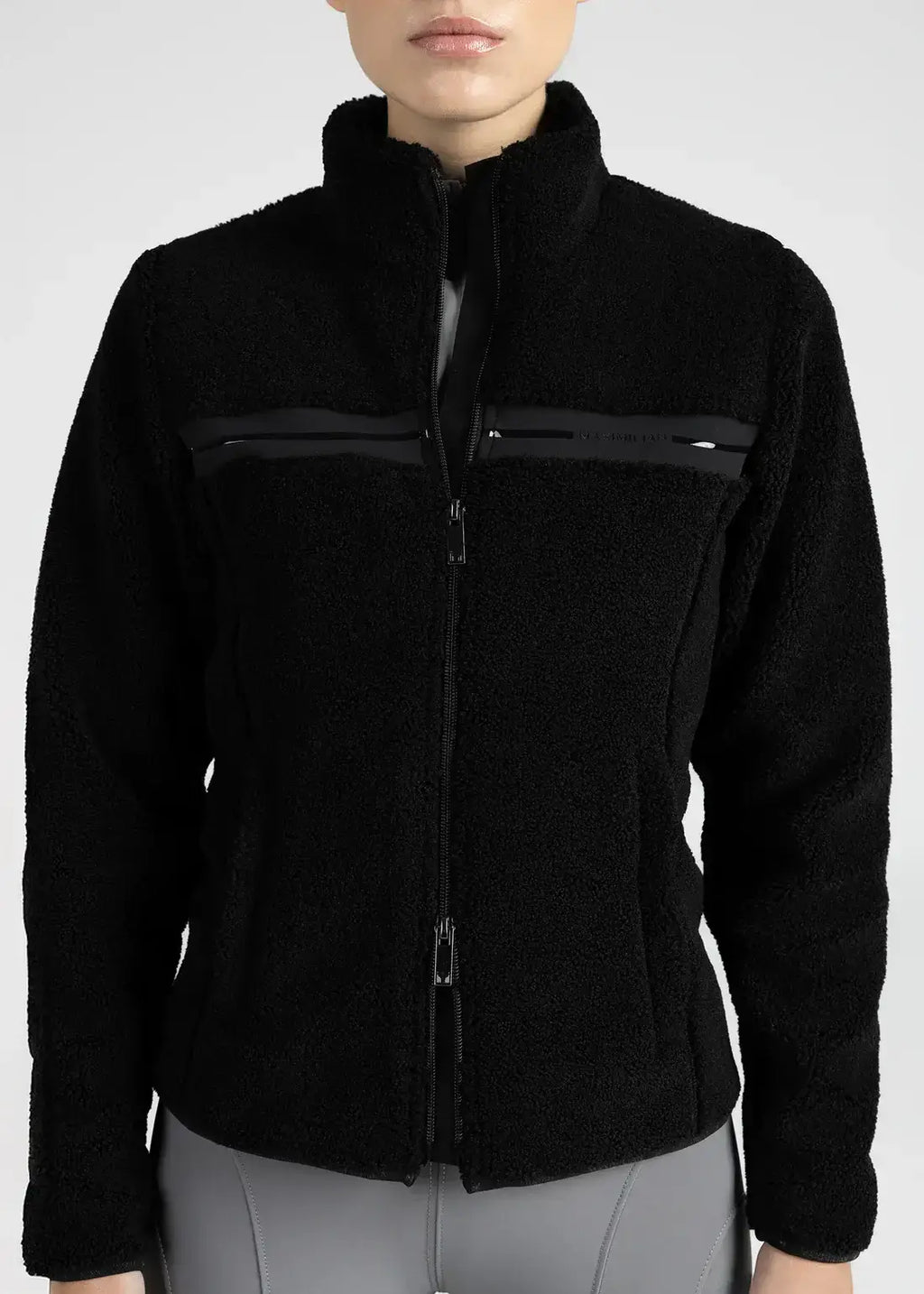 MAXIMILIAN EQUESTRIAN Ciara Teddy Jacke Black