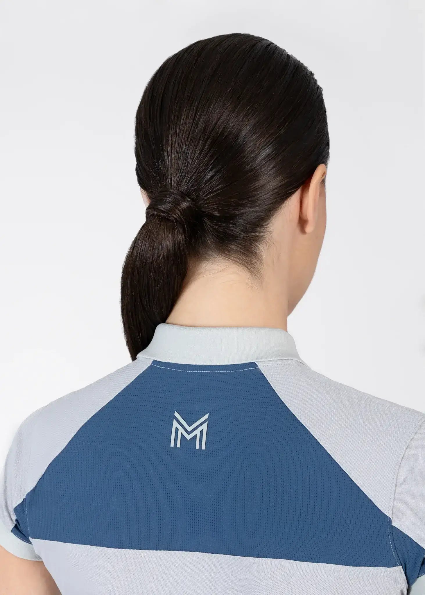 MAXIMILIAN EQUESTRIAN Aveen Polo Shirt grey sailor