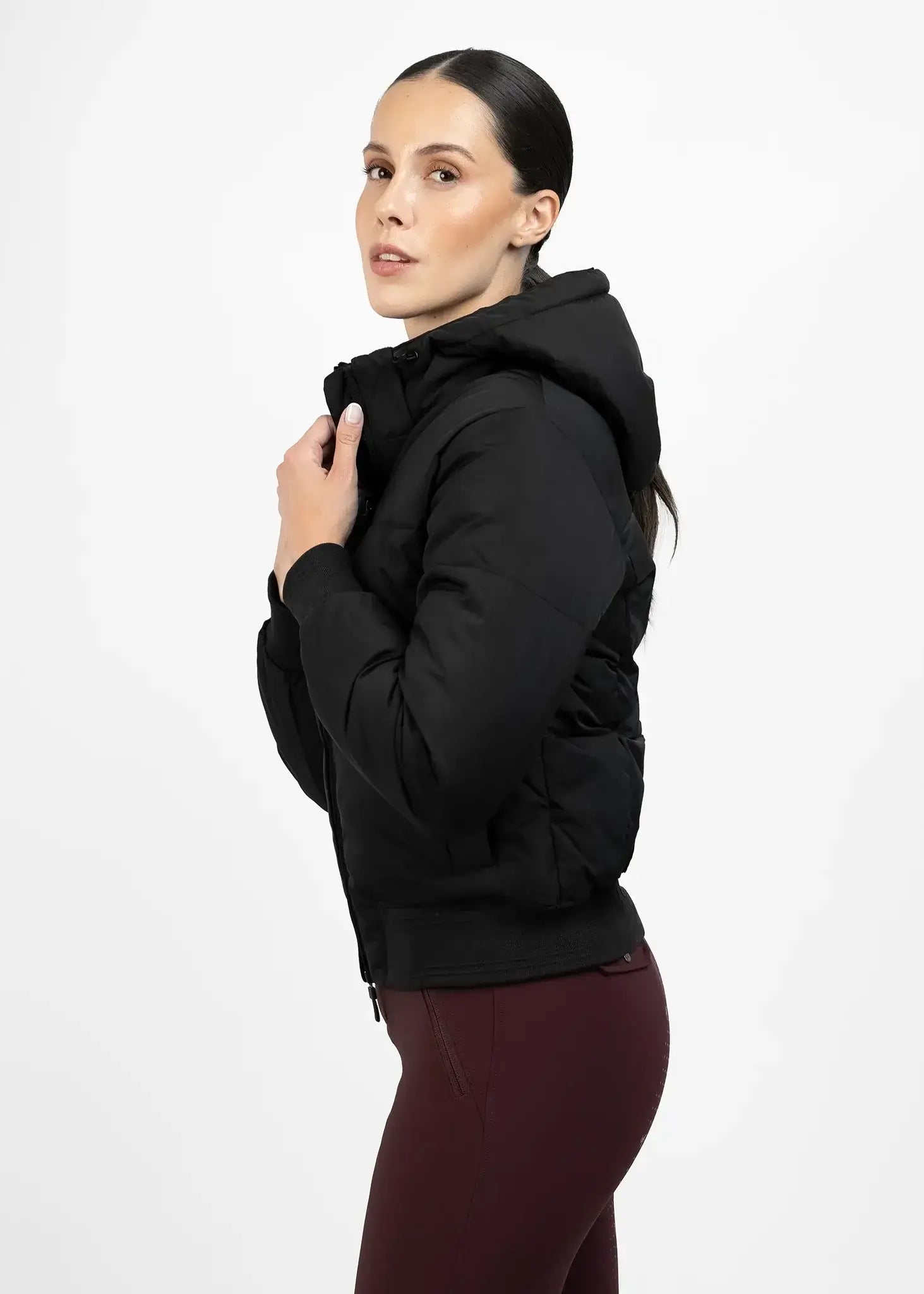 MAXIMILIAN EQUESTRIAN Stereo Puffer Jacke Schwarz