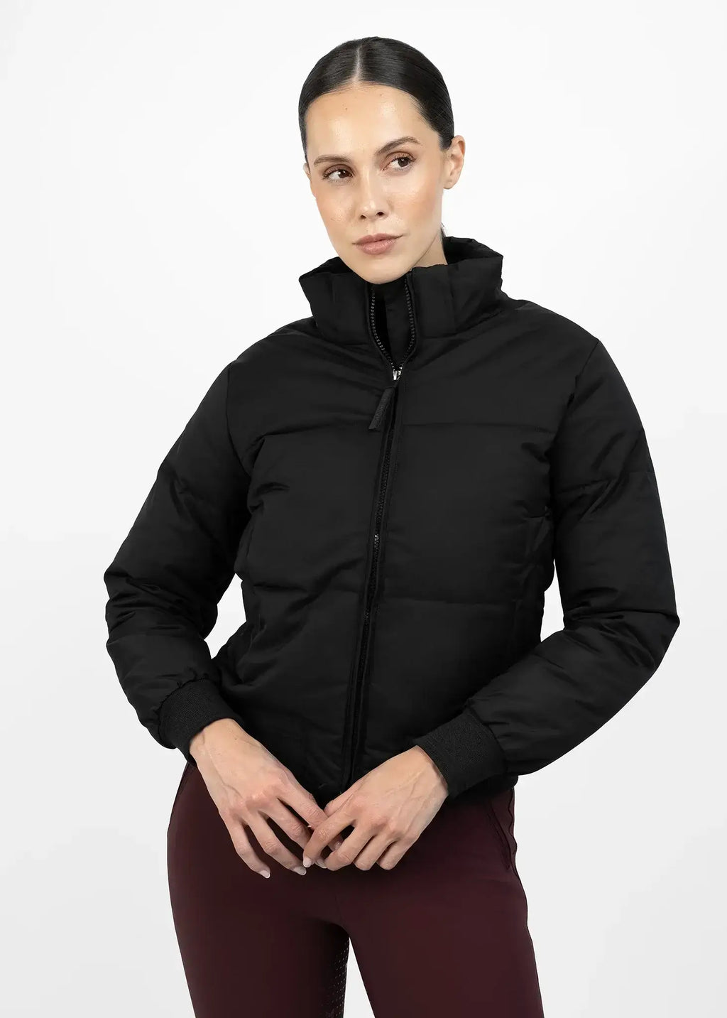 MAXIMILIAN EQUESTRIAN Stereo Puffer Jacke Schwarz